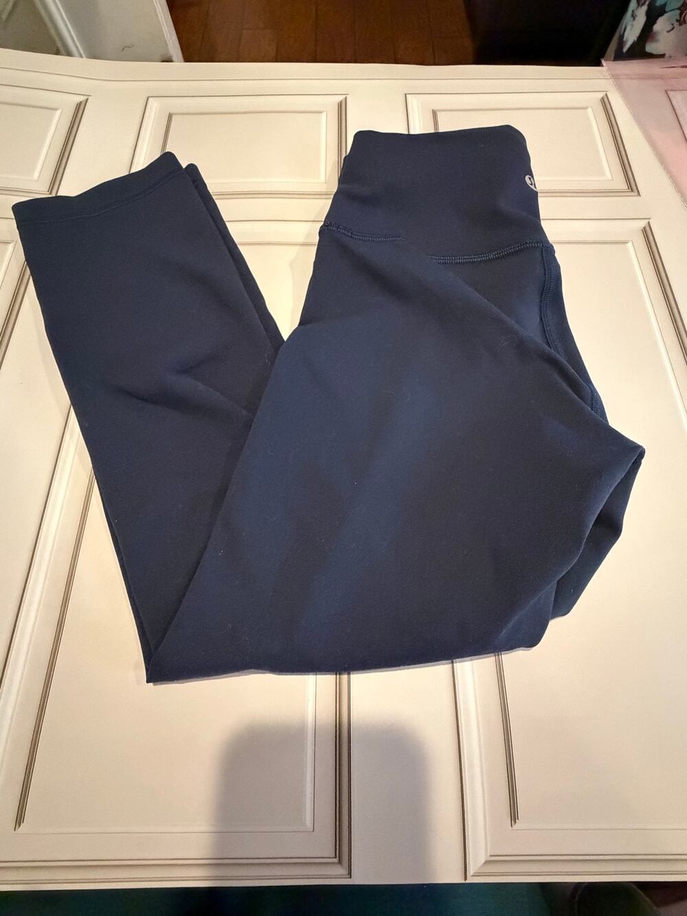 Lululemon Wunder Train High-Rise Crop 21" Navy Size 4 Women's Leggings Yoga